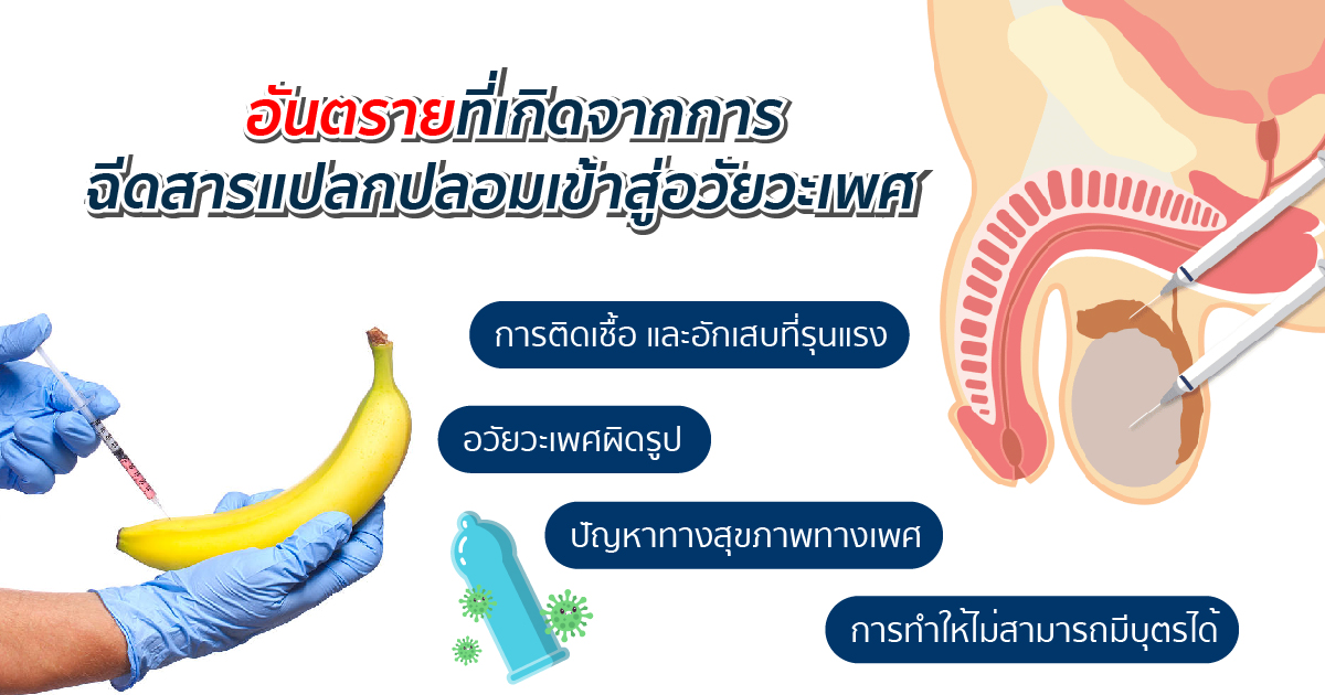 อันตรายของการฉีดสารแปลกหลอม